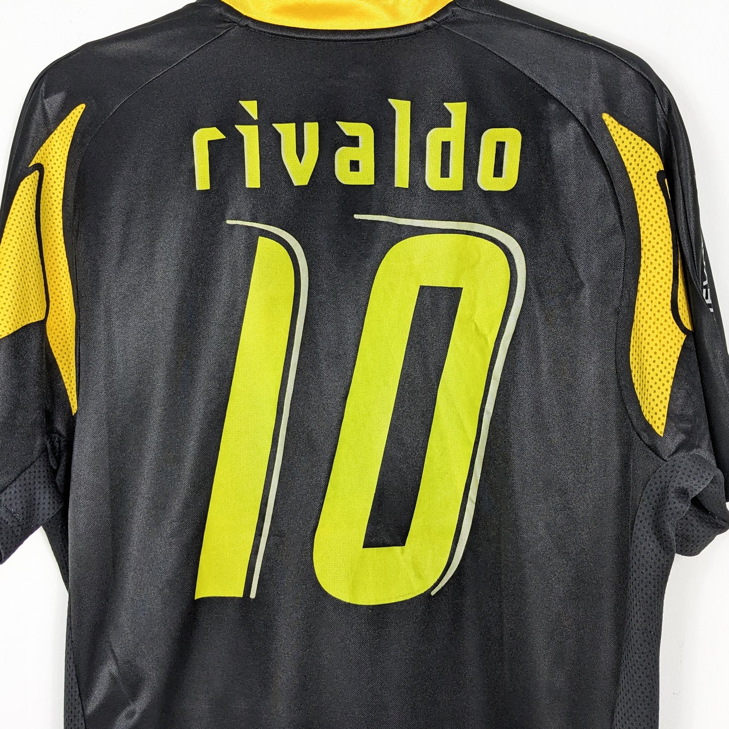 Authentic AEK Athens 2007/2008 Away - Rivaldo #10 Size XL