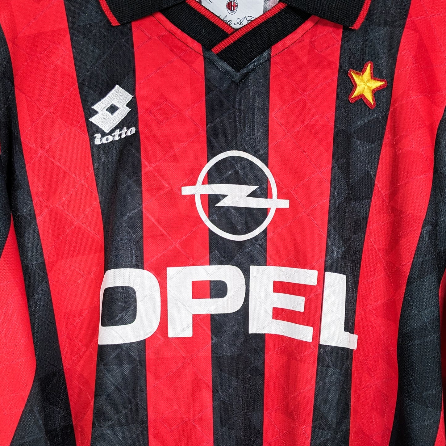 Authentic AC Milan 1994/1995 Home - Maldini #3 Size XXL (Long Sleeve) (Player Issue)