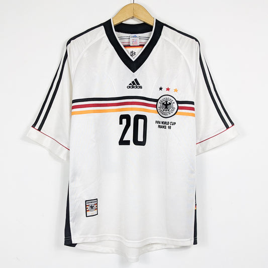 Authentic Germany 1998 Home - Bierhoff #20 Size L