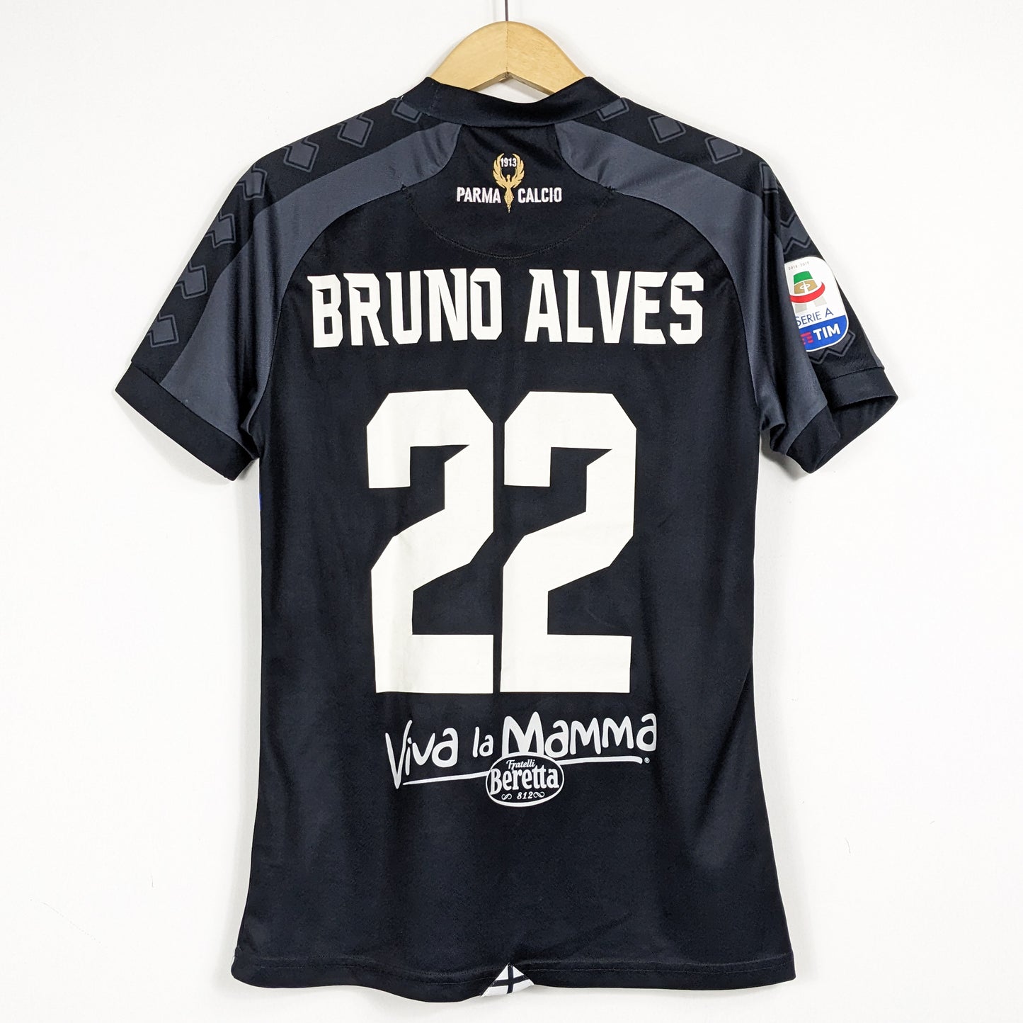 Authentic Parma 2018/2019 Third - Bruno Alves #22 Size M