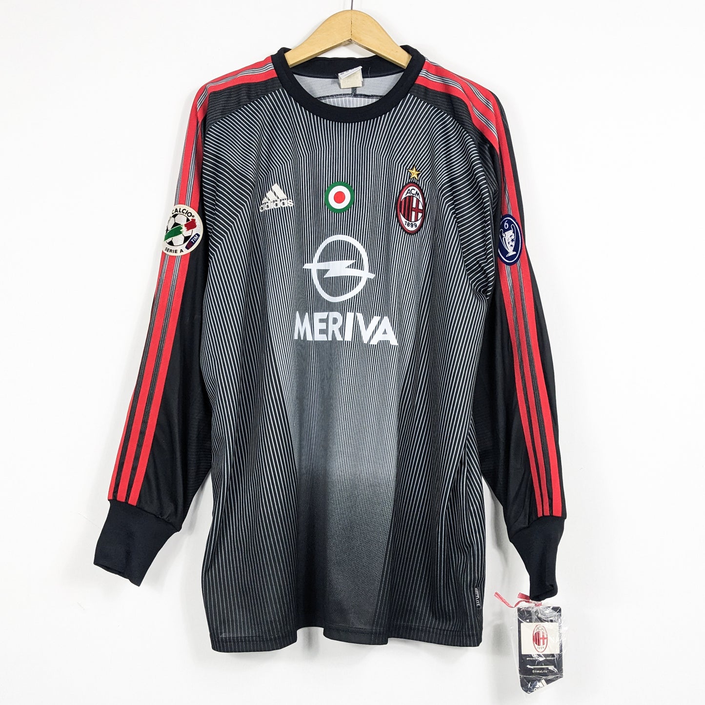 Authentic AC Milan 2003/2004 GK - Abbiati #77 Size XL (Bnwt) (Long Sleeve)