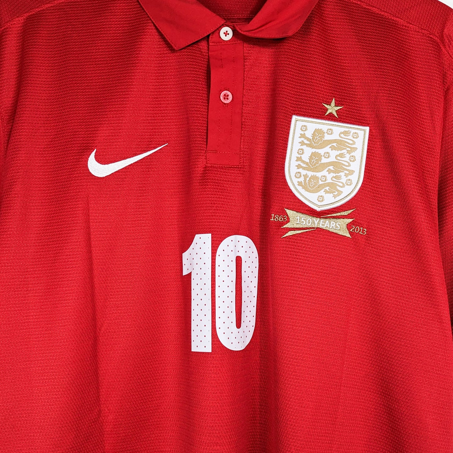 Authentic England 2013 Away - Rooney #10 Size L (Bnwt) (Anniversary 150th)
