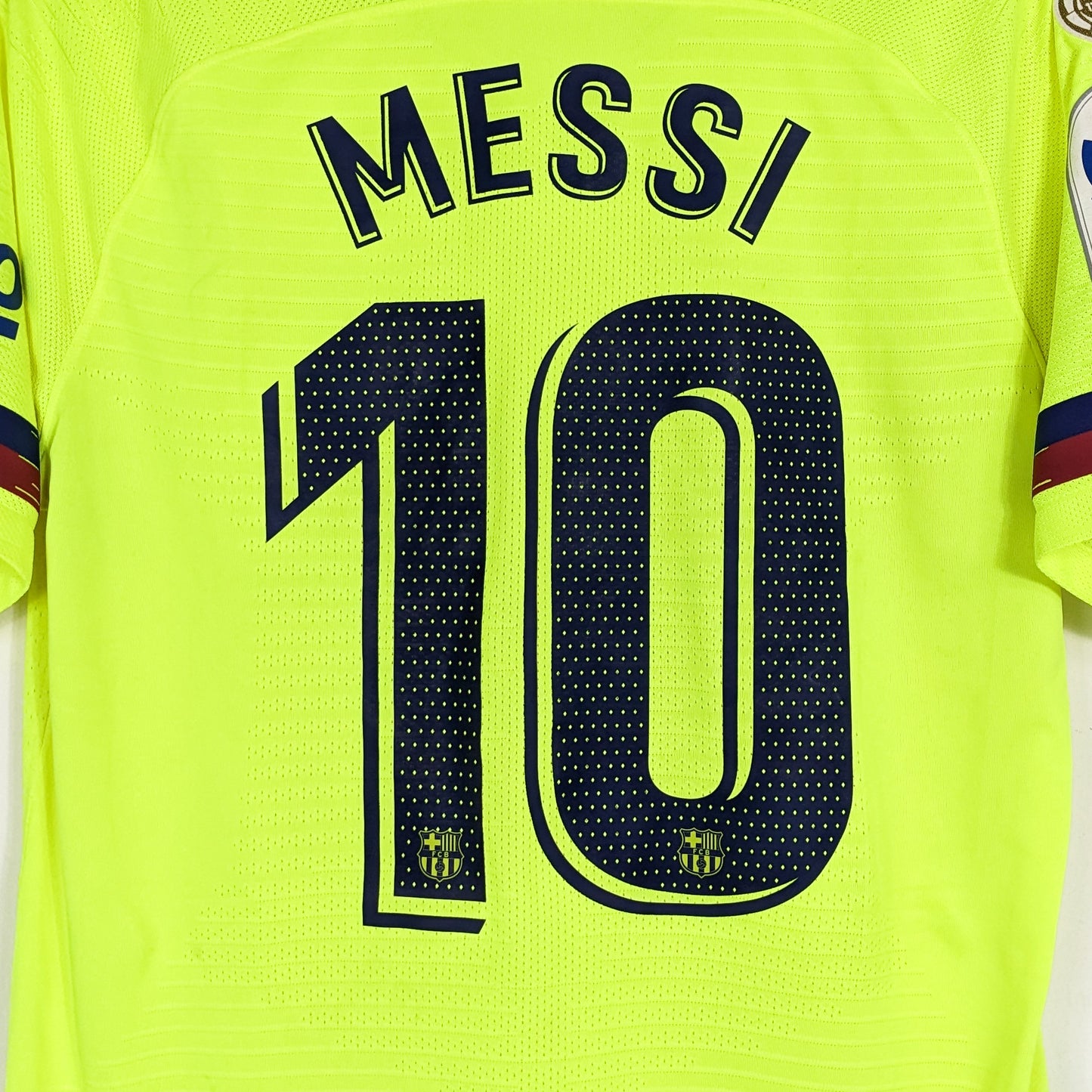 Authentic Barcelona 2018/2019 Away - Messi #10 Size M (Player Issue)
