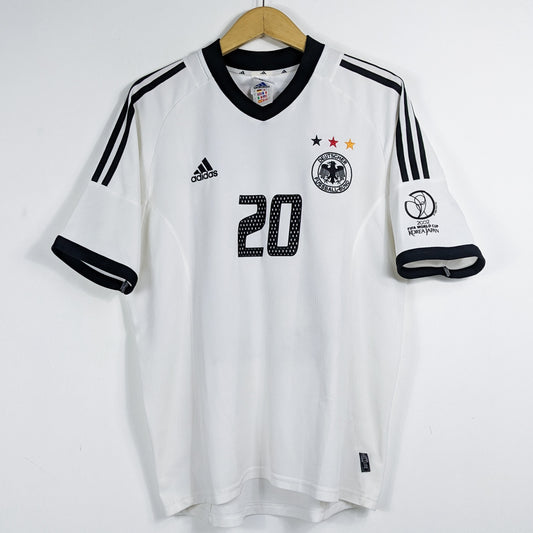 Authentic Germany 2002 Home - Bierhoff #20 Size L (World Cup)