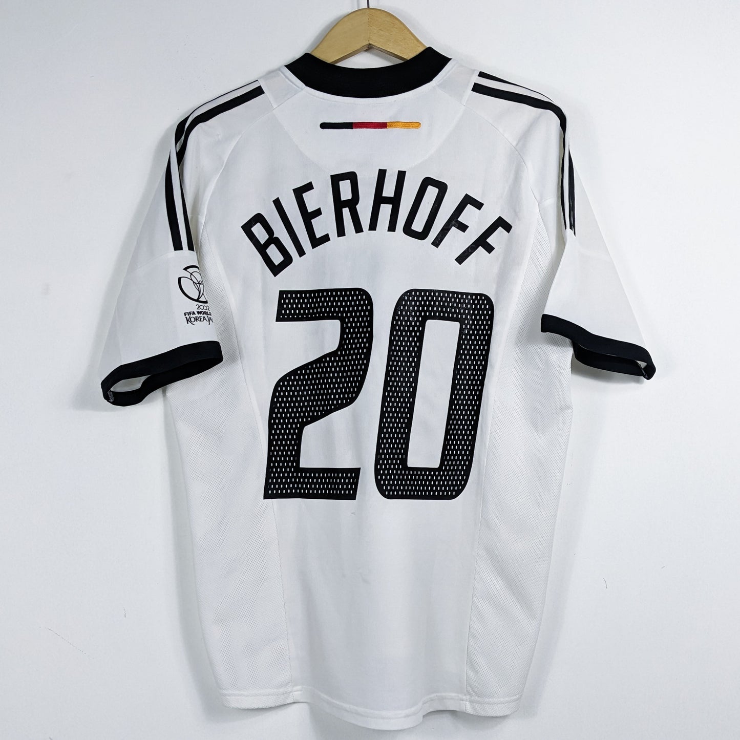 Authentic Germany 2002 Home - Bierhoff #20 Size L (World Cup)