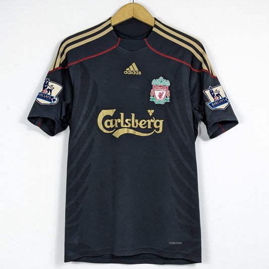 Authentic Liverpool 2009/2010 Away - Agger #5 Size S