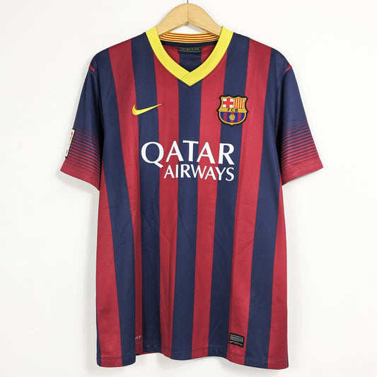 Authentic Barcelona 2013/2014 Home - Messi #10 Size L