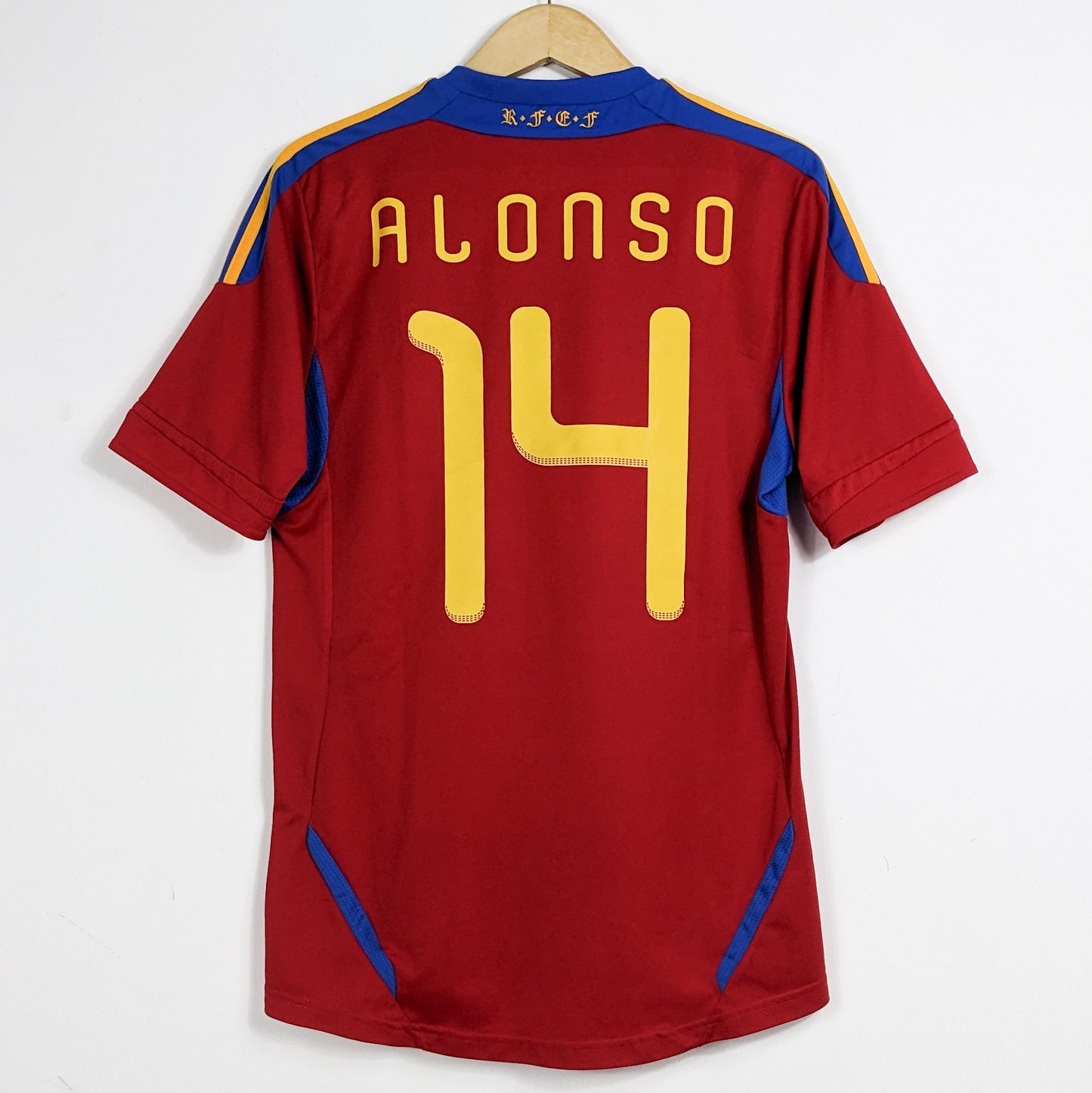 Authentic Spain 2011/2012 Home - Alonso #14 Size M