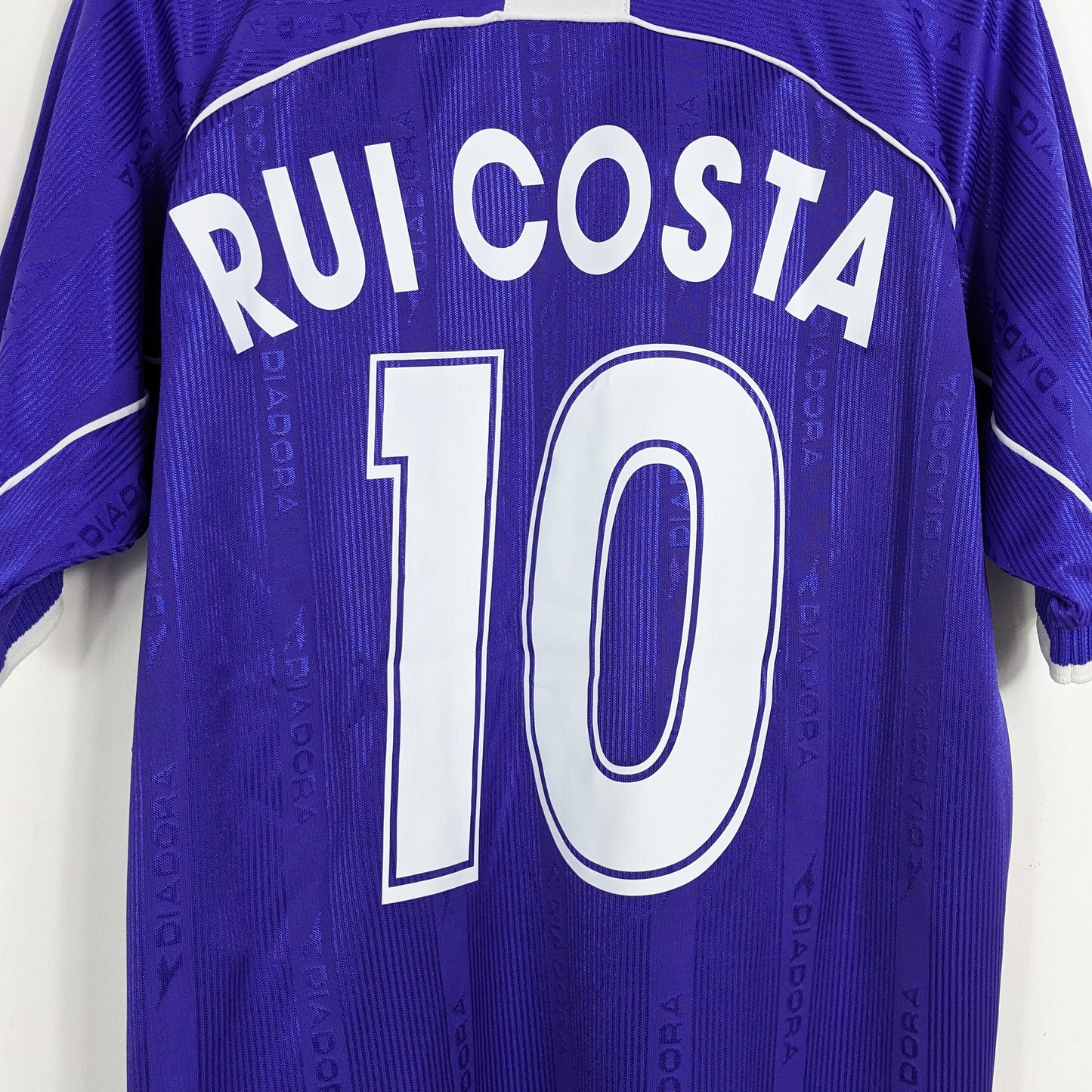 Authentic Fiorentina 2000/2001 Home - Rui Costa #10 Size L