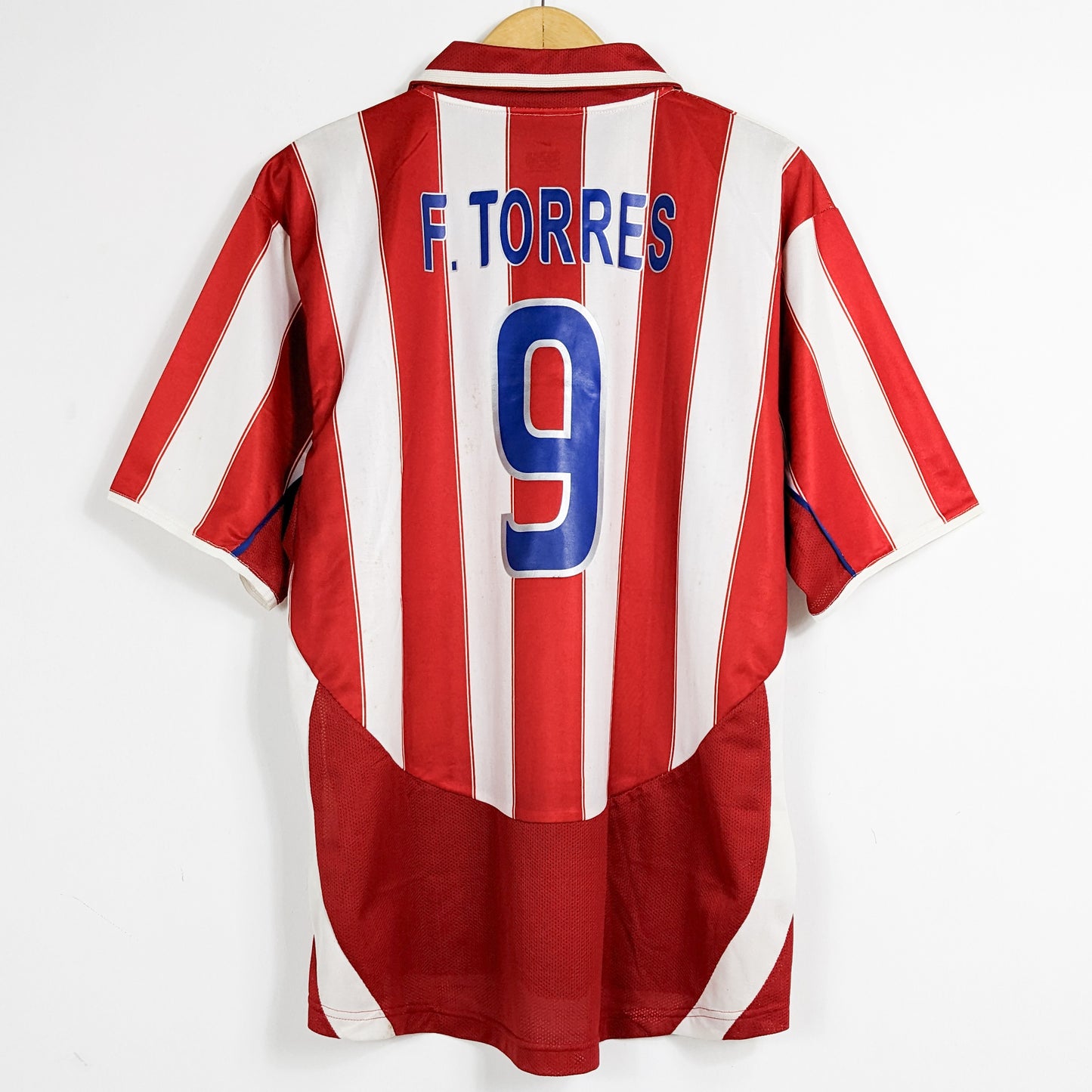 Authentic Atletico Madrid 2003/2004 Home 3 - F.Torres #9 Size L