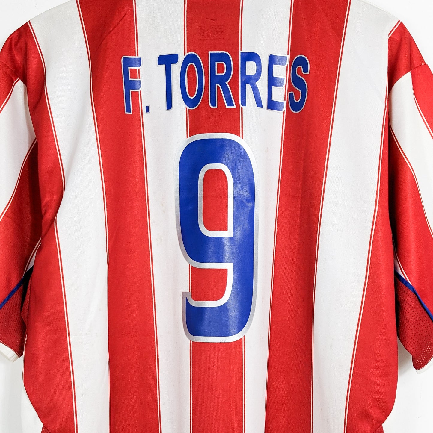 Authentic Atletico Madrid 2003/2004 Home 3 - F.Torres #9 Size L