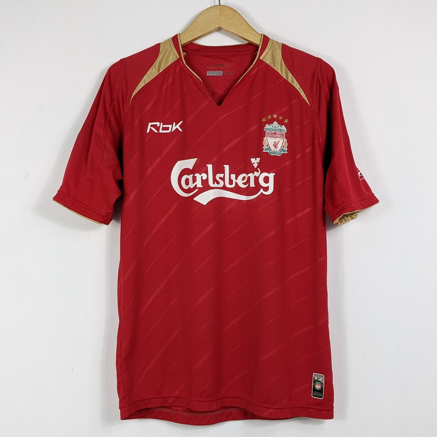 Authentic Liverpool 2005/06 Home - Alonso #14 Size M (UCL)