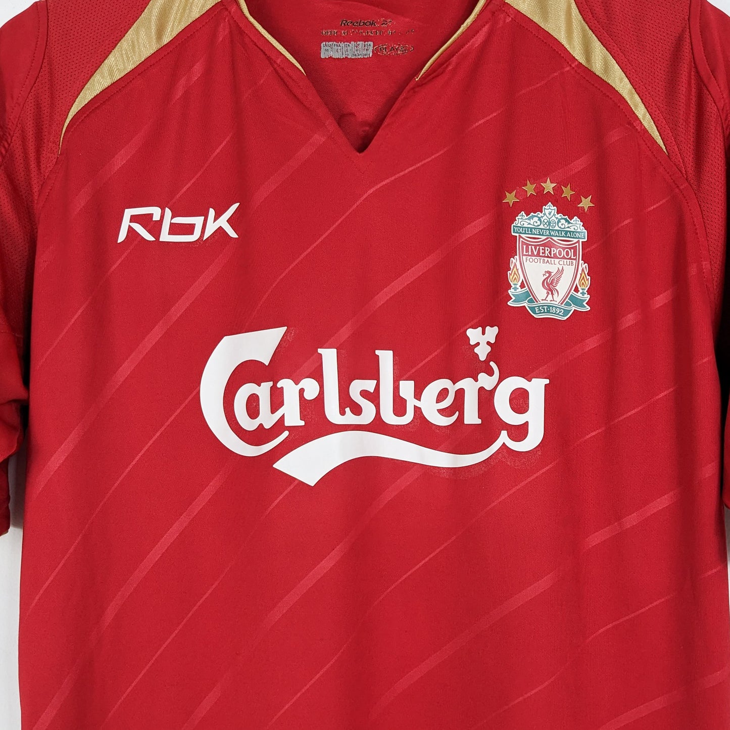 Authentic Liverpool 2005/06 Home - Alonso #14 Size M (UCL)