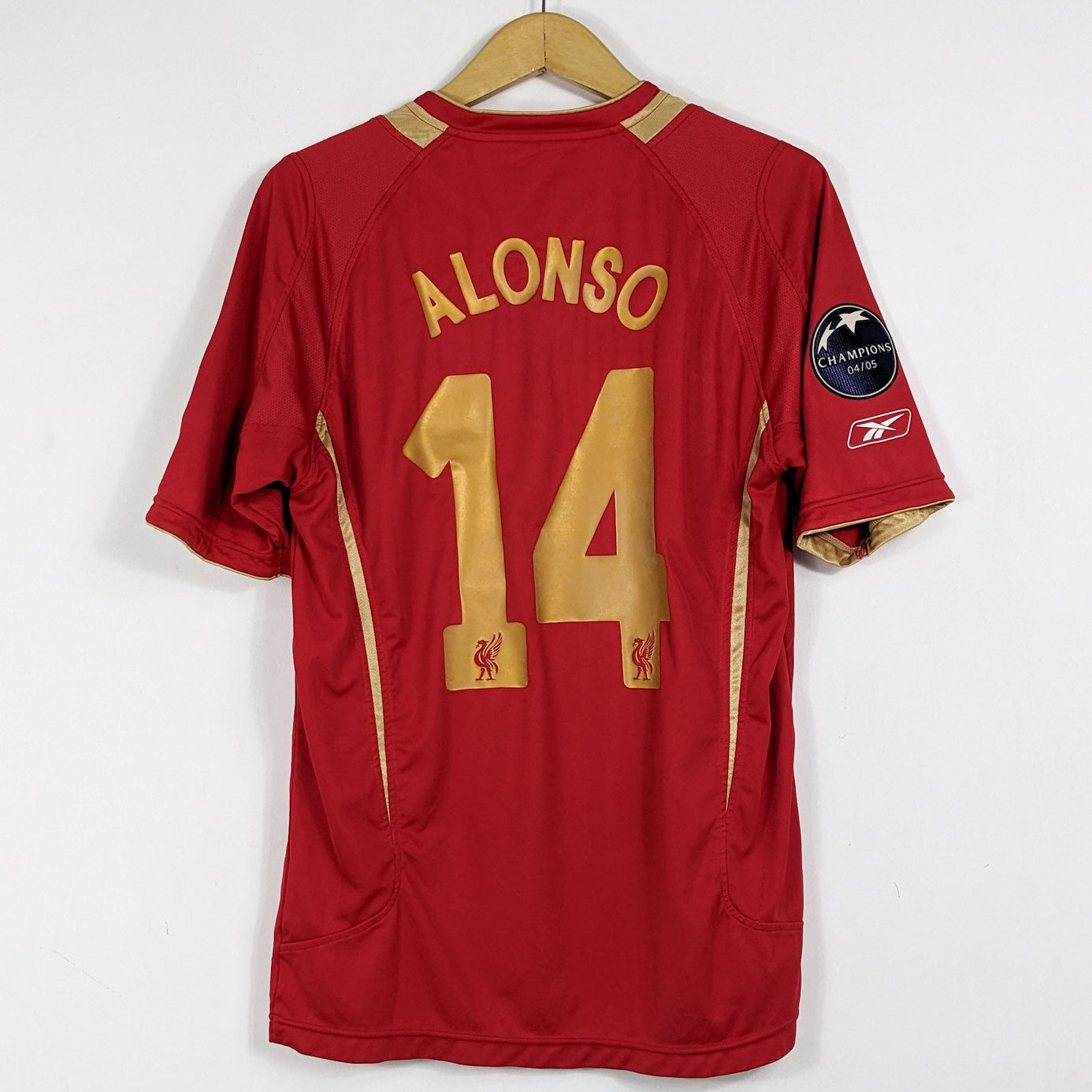 Authentic Liverpool 2005/06 Home - Alonso #14 Size M (UCL)