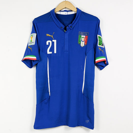 Authentic Italy 2014 Home - Pirlo #21 Size XXL (With tags) (Player Issue)