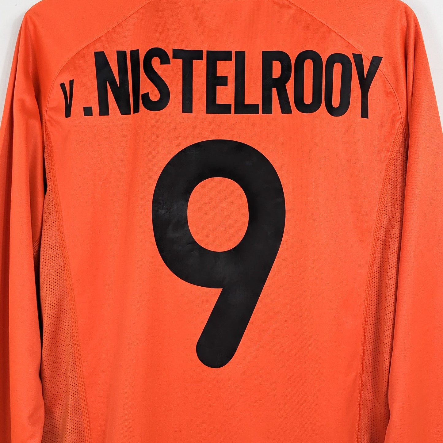 Authentic Netherland 2000-02 Home - V.Nistelrooy #9 Size L (Long Sleeve)