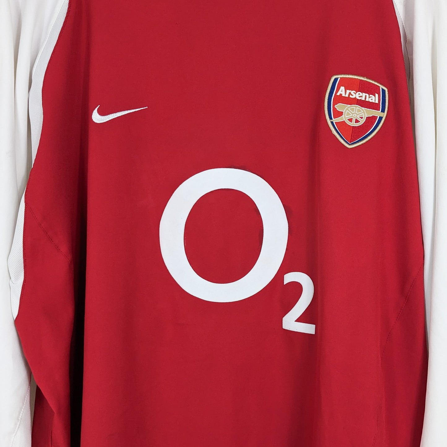 Authentic Arsenal 2002/03 Home - Bergkamp #10 Size XXL (Long Sleeve)