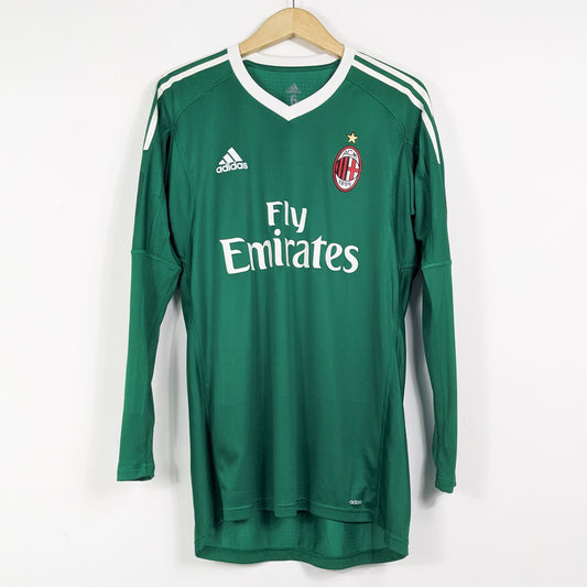 Authentic AC Milan 2017/2018 GK - Donnarumma #99 Size M (Player Issue) (Long Sleeve)