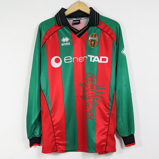 Authentic Ternana 2003/04 Home - Frara #8 Size L (Long Sleeve)