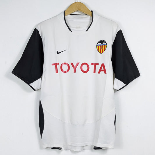 Authentic Valencia 2003/04 Home - Baraja #8 Size M