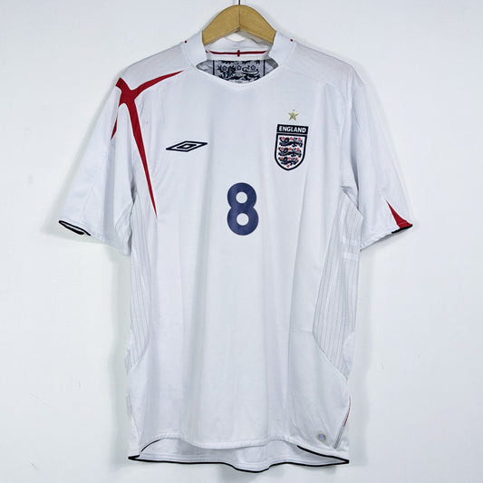 Authentic England 2006 Home - Lampard #8 Size XL