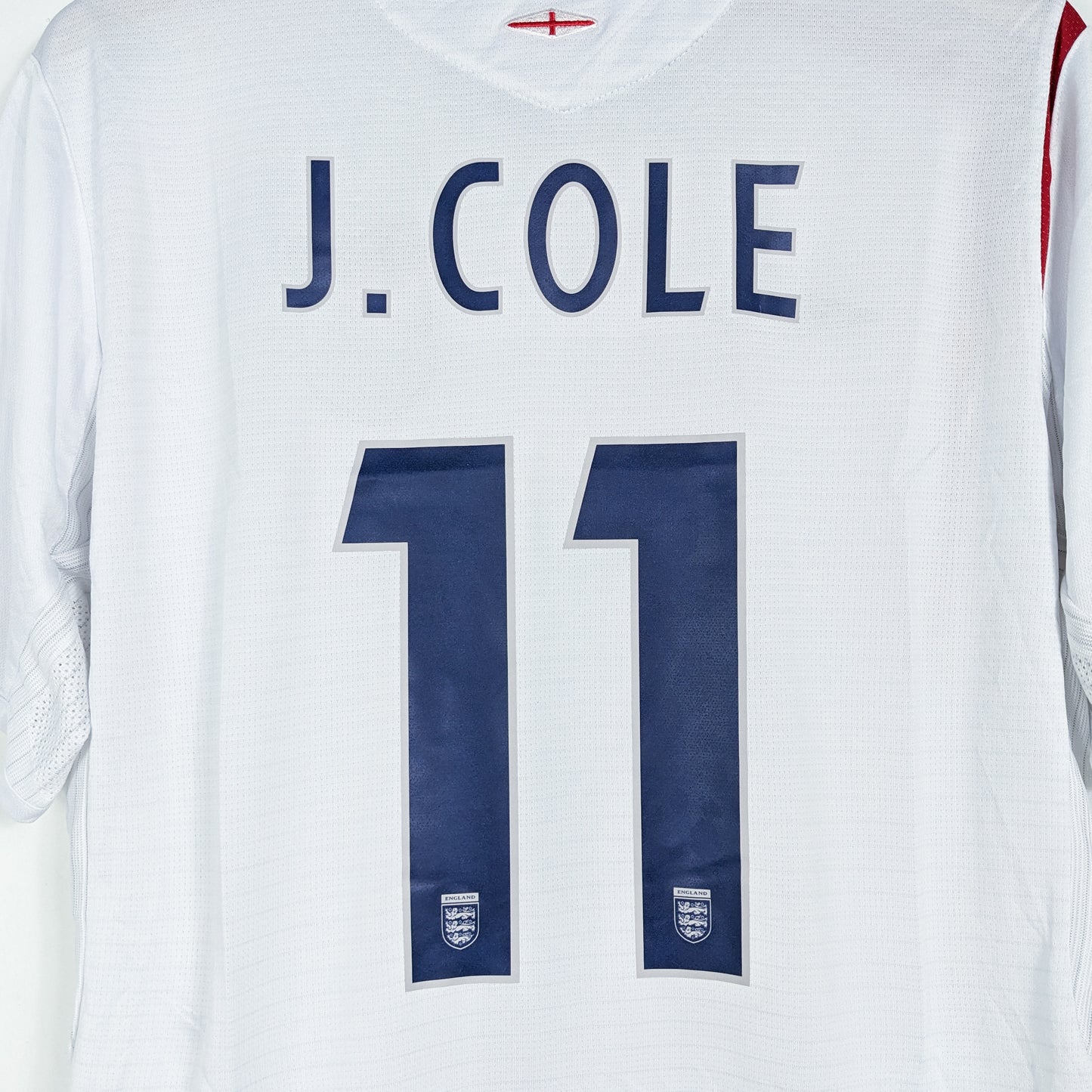 Authentic England 2006 Home - J.Cole #11 Size L