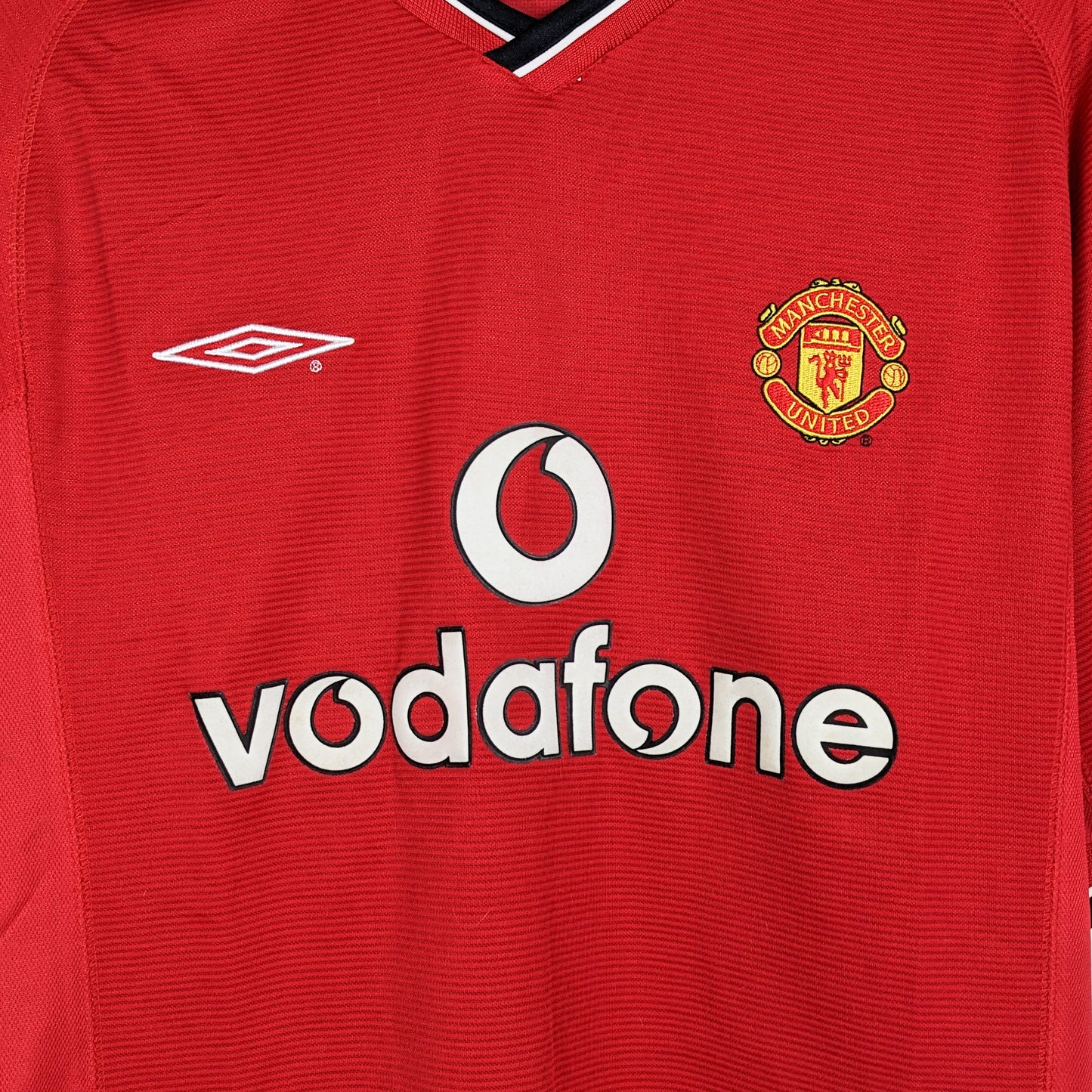 Authentic Manchester United 2000-02 Home  - Stam #6 Size M/L