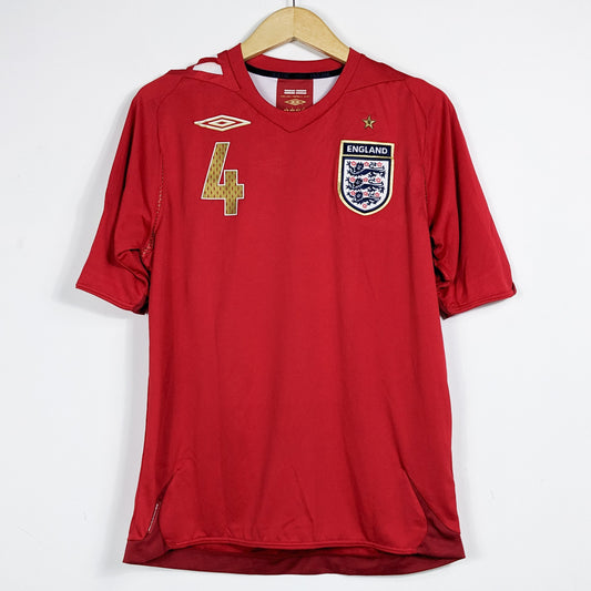 Authentic England 2006 Away - Gerrard #4 Size S/M