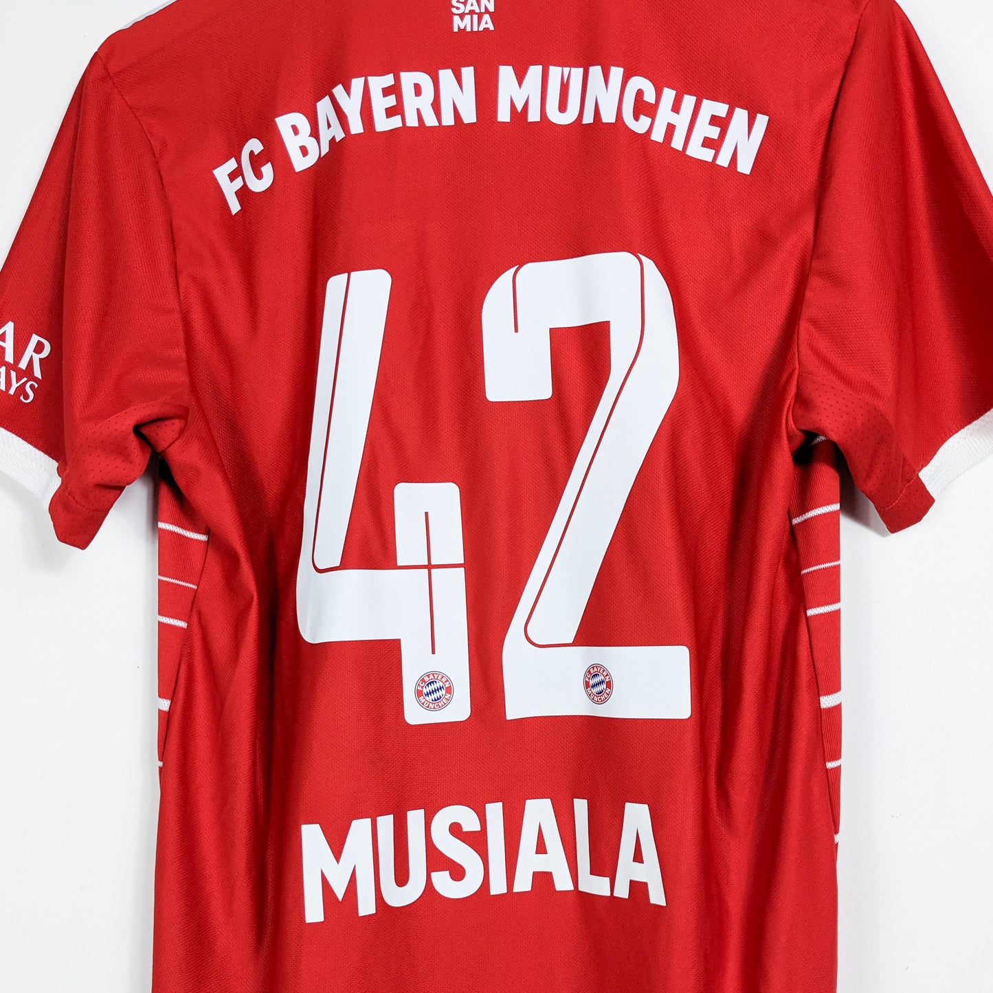 Authentic Bayern Munchen 2022/23 Home  - Musiala #42 Size M (Bnwt) Player Issue