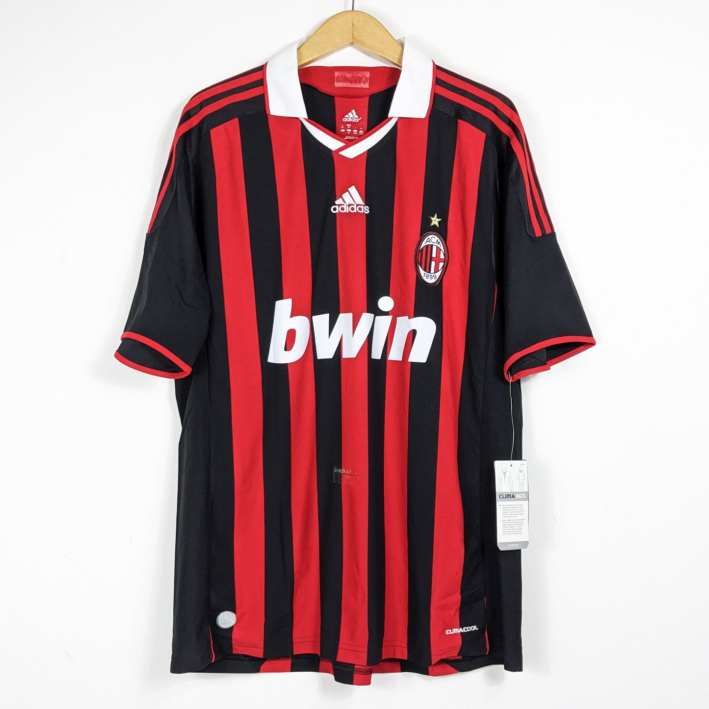 Authentic AC Milan 2007/08 Home - Beckham #32 Size XL (Bnwt)