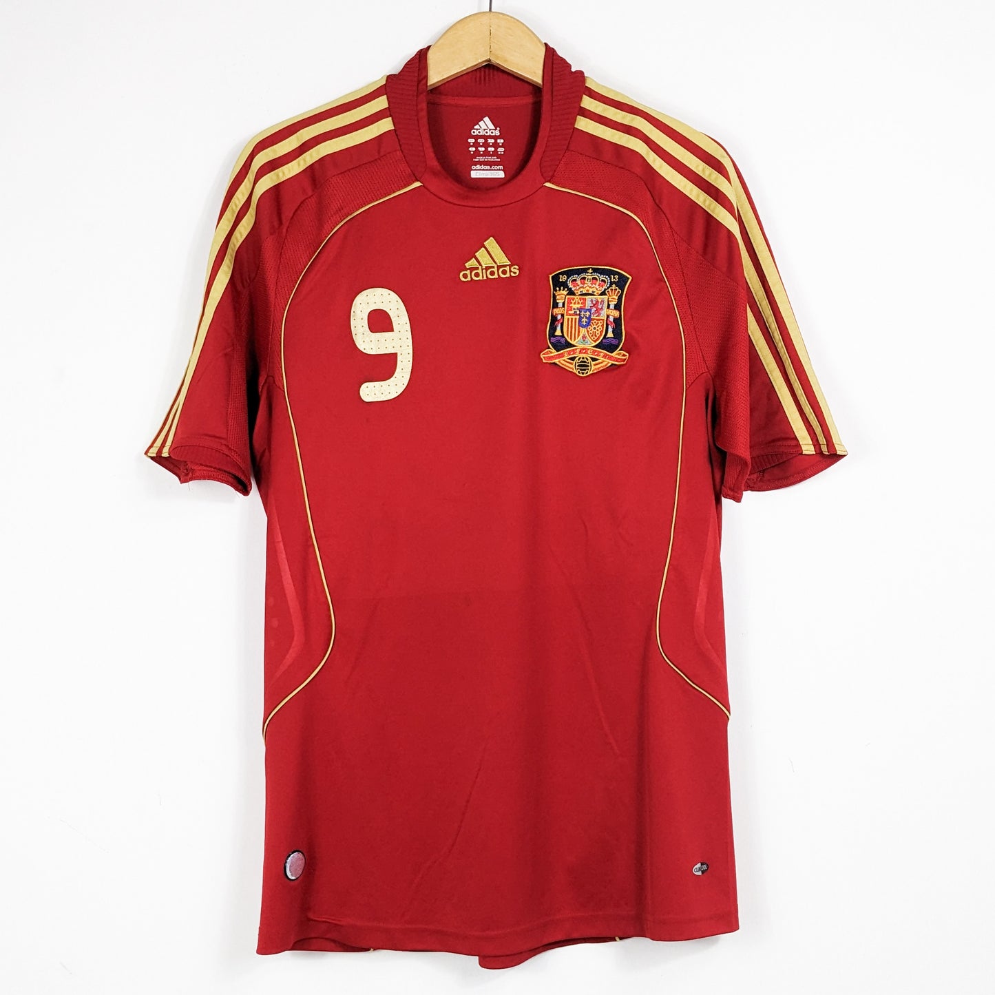 Authentic Spain 2008 Home - Torres #9 Size M