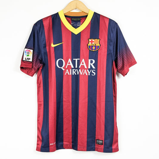 Authentic Barcelona 2013/14 Home - Messi #10 Size M