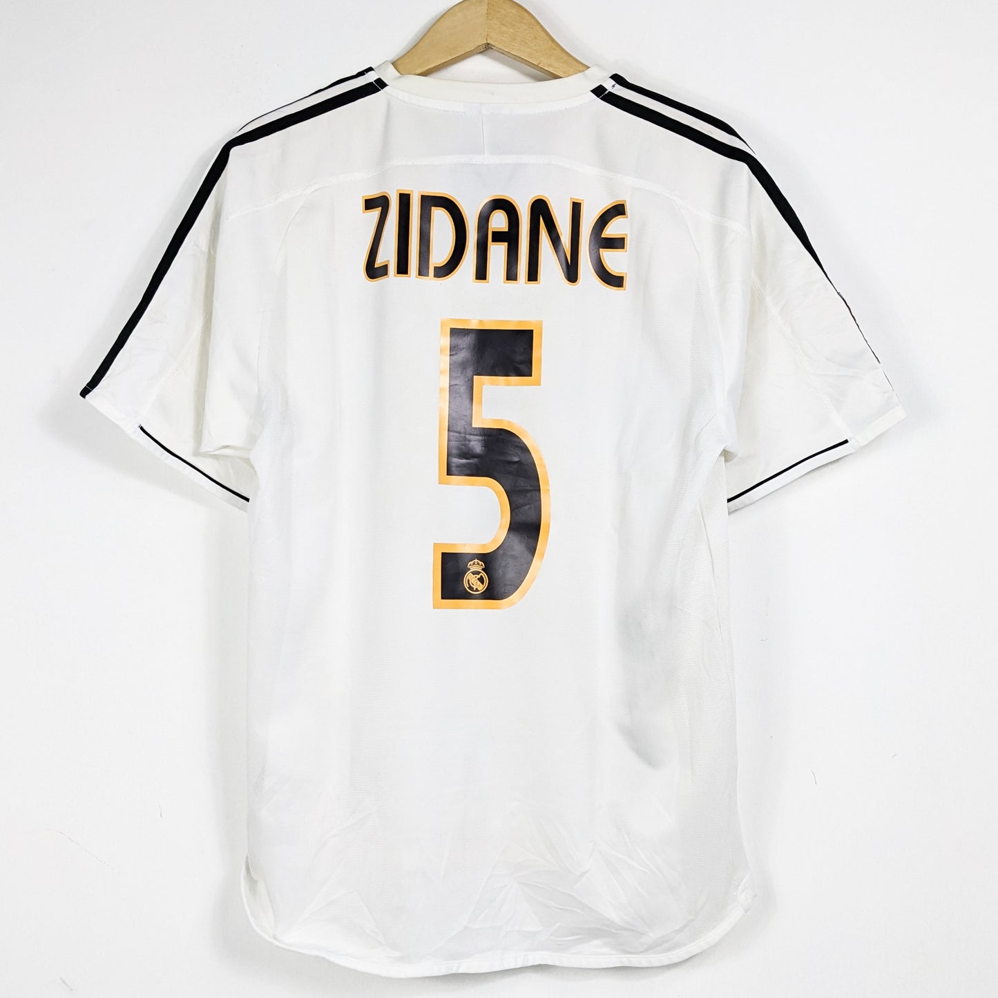 Authentic Real Madrid 2004/05 Home - Zidane #5 Size M