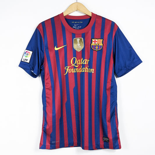 Authentic Barcelona 2011/12 Home - Fabregas #4 Size M