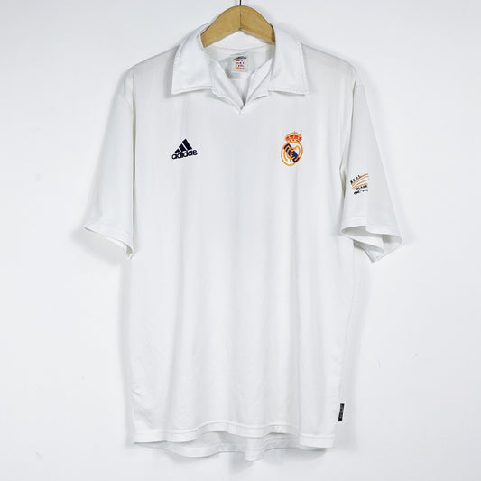 Authentic Real Madrid 2001/02 Home - Zidane #5 Size L