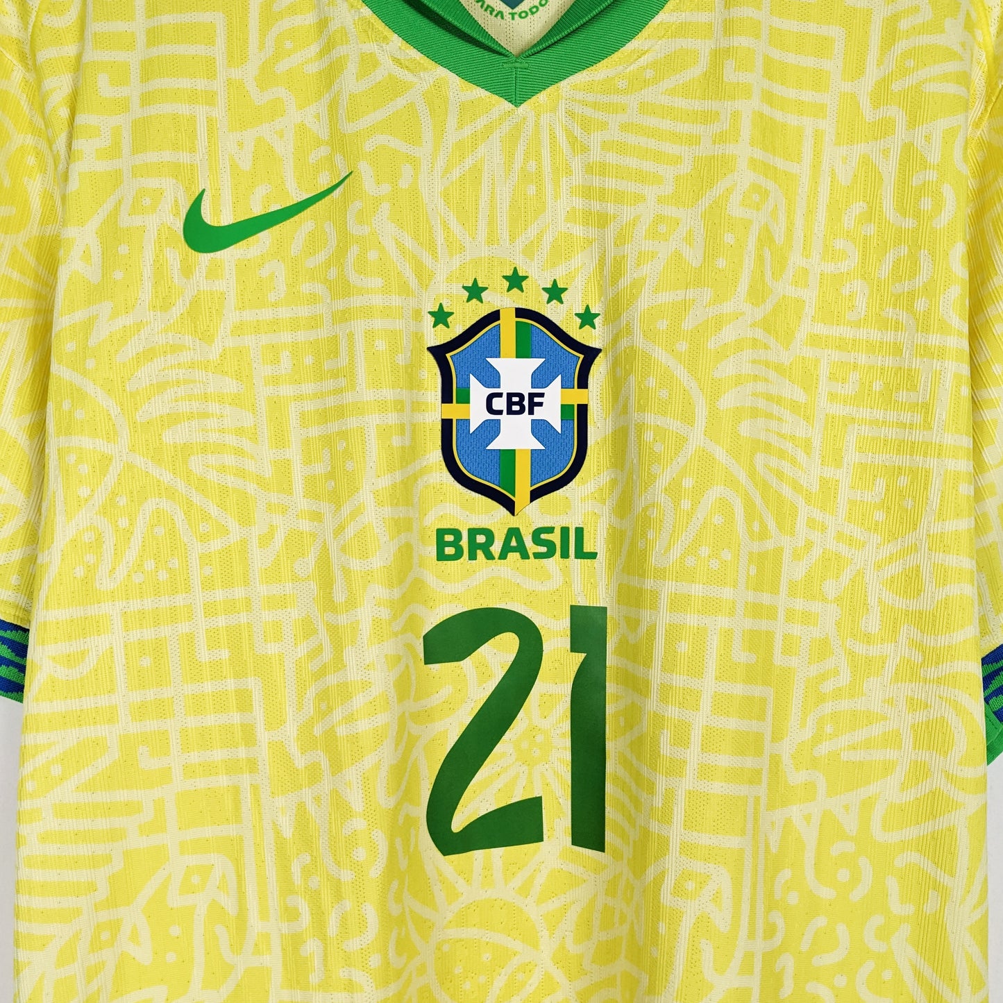 Authentic Brazil 2024 Home - Endrick #21 Size XL (Player issue)