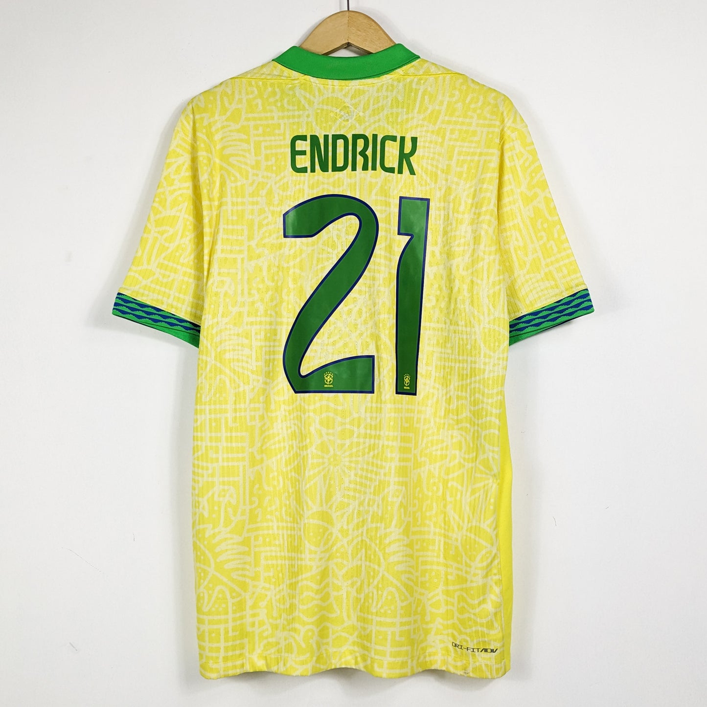 Authentic Brazil 2024 Home - Endrick #21 Size XL (Player issue)