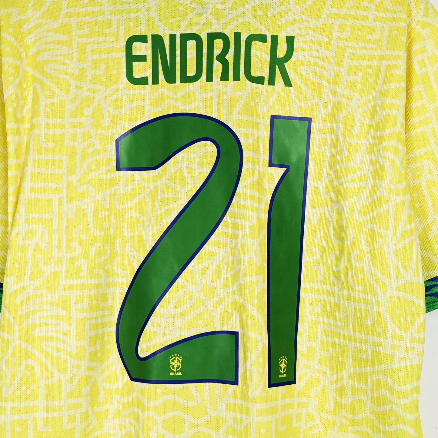 Authentic Brazil 2024 Home - Endrick #21 Size XL (Player issue)