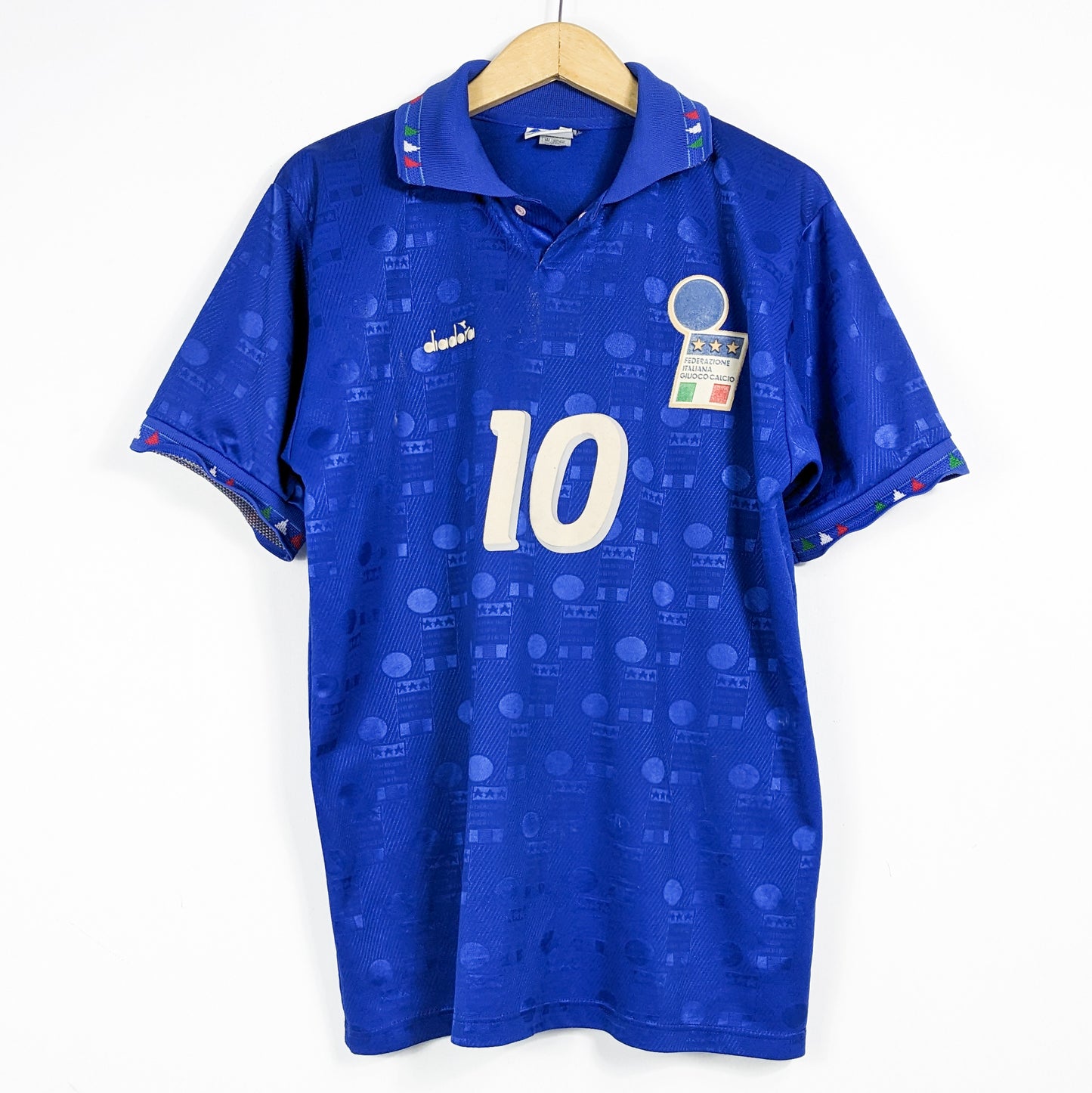 Authentic Italy 1994 Home - R.Baggio #10 Size L