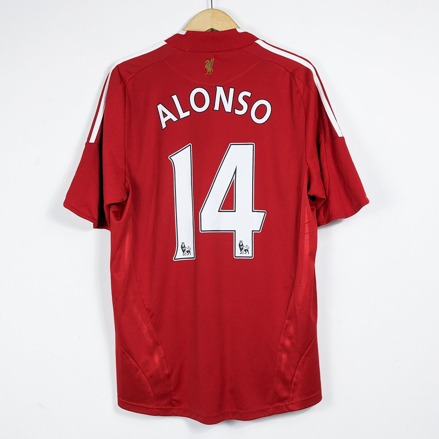 Authentic Liverpool 2008/10 Home - Alonso #14 Size L