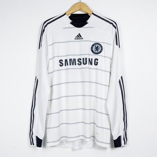 Authentic Chelsea 2009/10 Third - Drogba #11 Size L (Player issue) (Long sleeve)