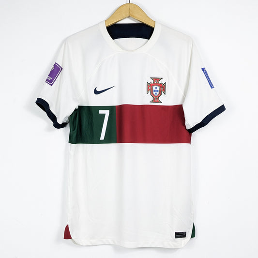 Authentic Portugal 2022 Away - Ronaldo #7 Size M