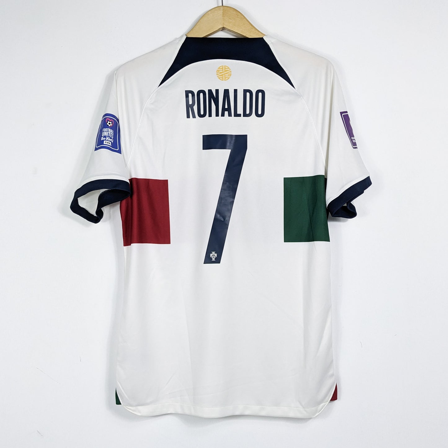 Authentic Portugal 2022 Away - Ronaldo #7 Size M