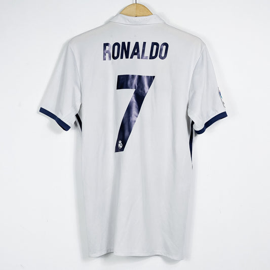 Authentic Real Madrid 2016/17 Home - Ronaldo #7 Size M