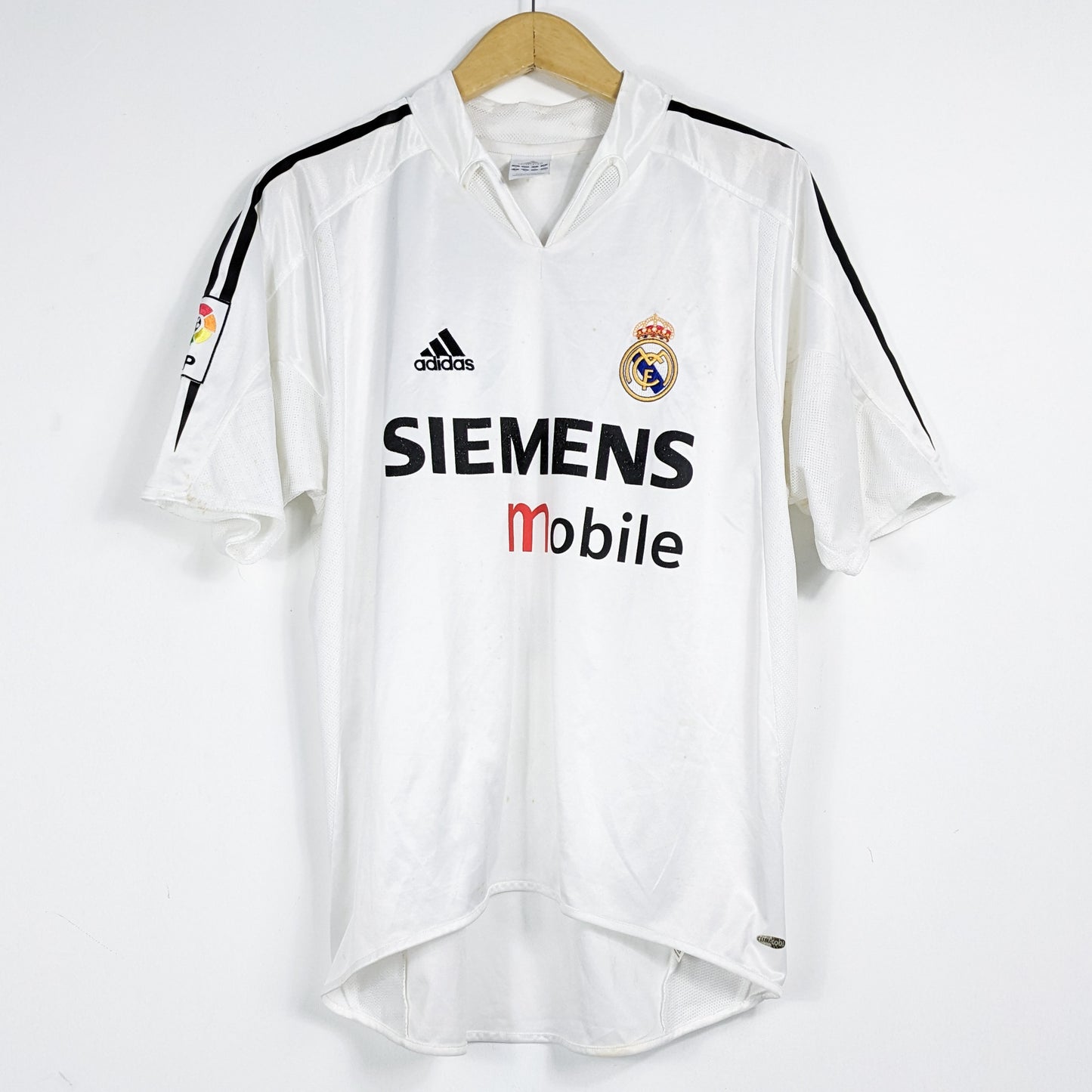 Authentic Real Madrid 2004/05 Home - Zidane #5 Size M