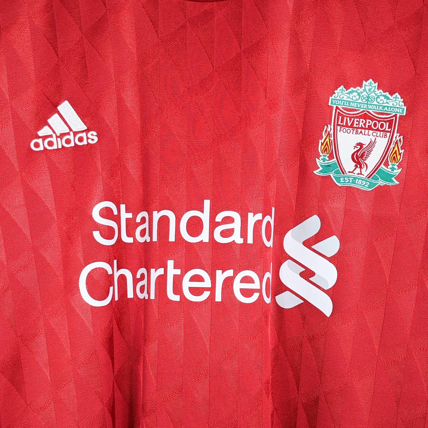 Authentic Liverpool 2010/11 Home - Gerrard #8 Size L (UEL)