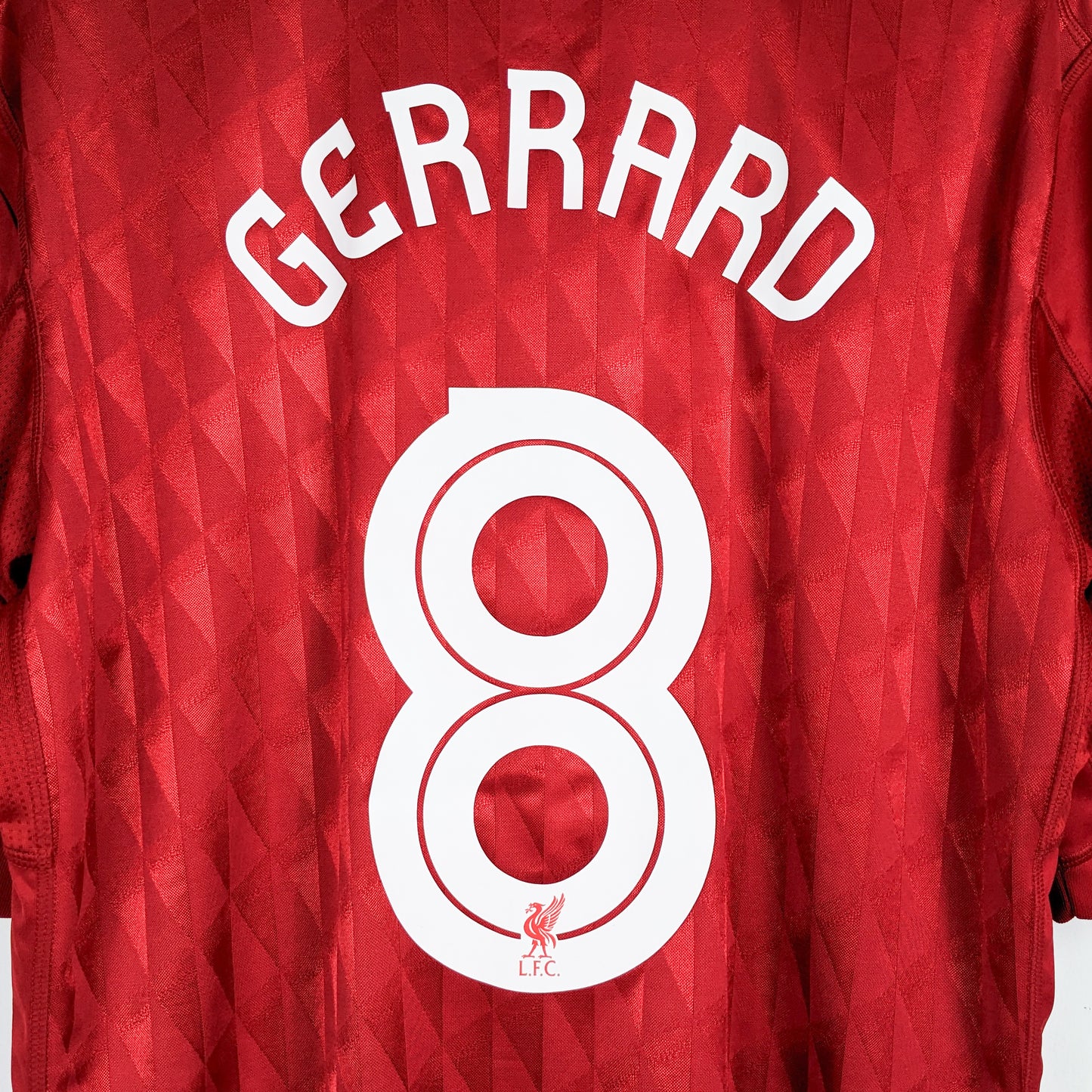 Authentic Liverpool 2010/11 Home - Gerrard #8 Size L (UEL)