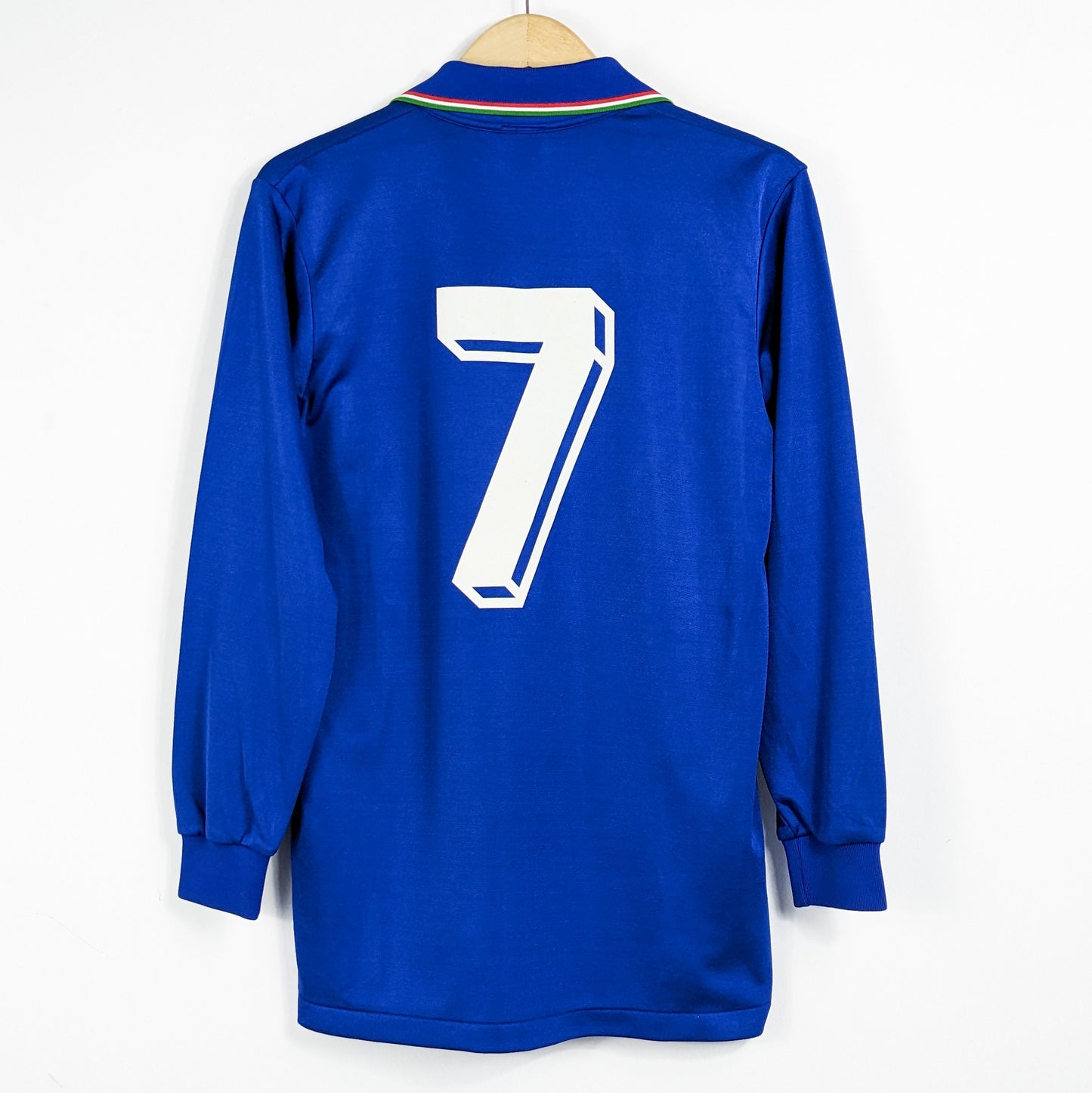 Authentic Italy 1986/89 Home - #7 Size L (Long sleeve) (Template)