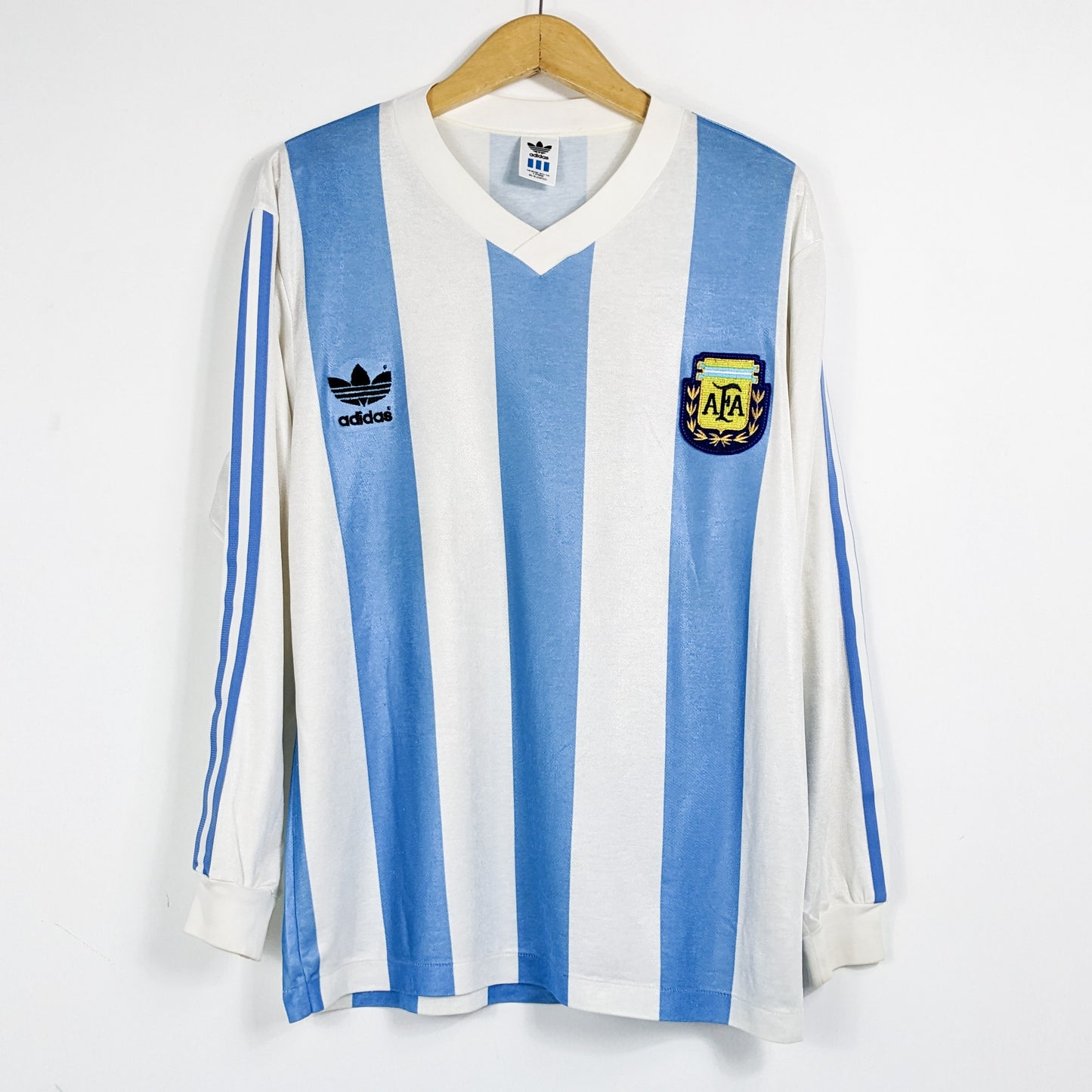 Authentic Argentina 1990 Home - #9 Size 0 (Jaspo) (Long sleeve) (Template)