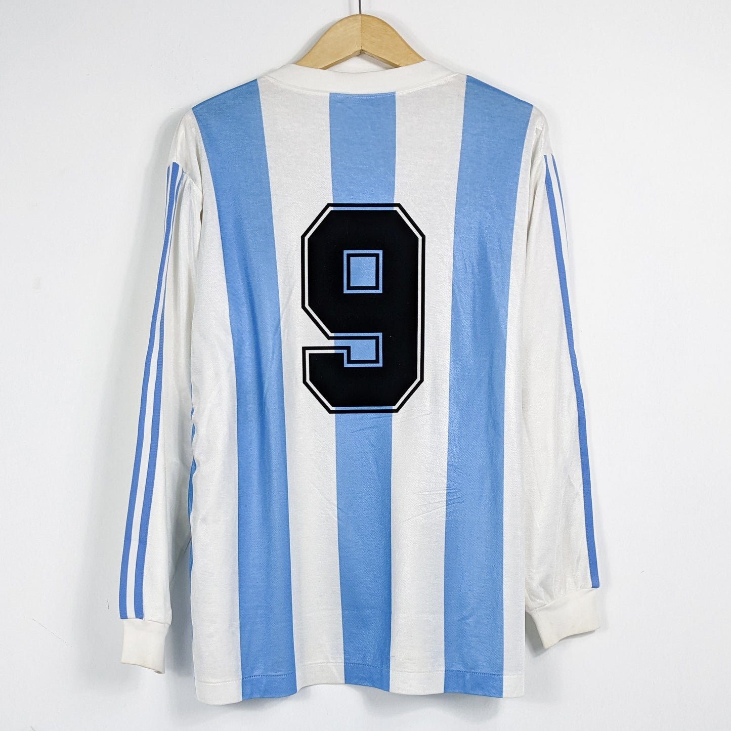 Authentic Argentina 1990 Home - #9 Size 0 (Jaspo) (Long sleeve) (Template)